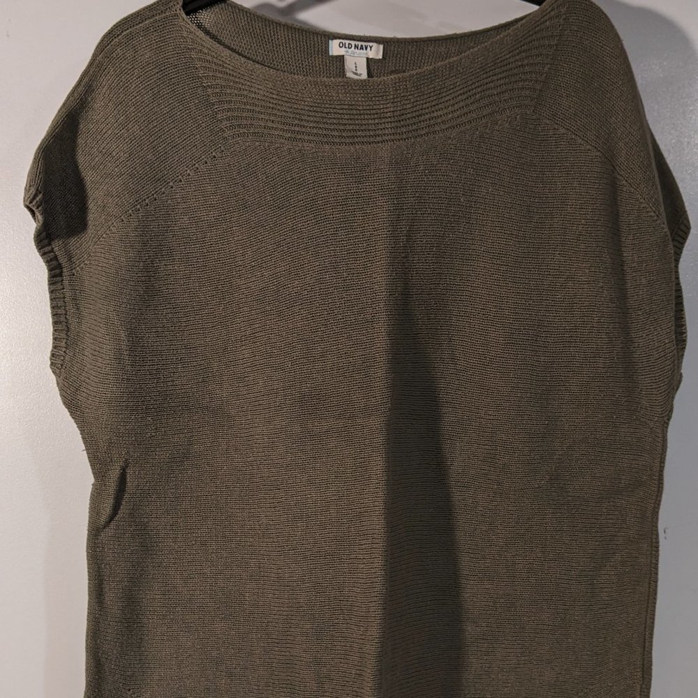 Olive Green woven top
